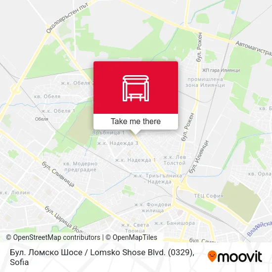 Карта Бул. Ломско Шосе / Lomsko Shose Blvd. (0329)