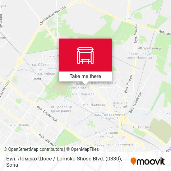 Карта Бул. Ломско Шосе / Lomsko Shose Blvd. (0330)