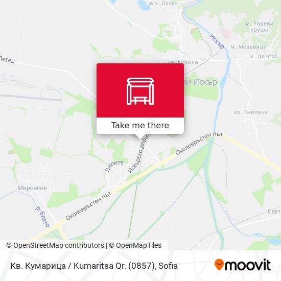Кв. Кумарица / Kumaritsa Qr. (0857) map