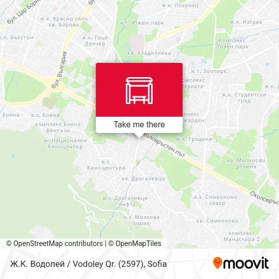 Карта Ж.К. Водолей / Vodoley Qr. (2597)