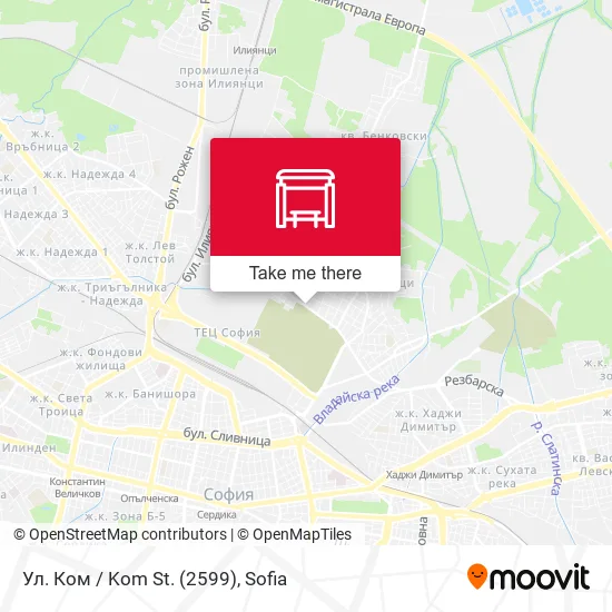 Карта Ул. Ком / Kom St. (2599)