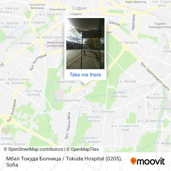 Карта Мбал Токуда Болница / Tokuda Hospital (0205)