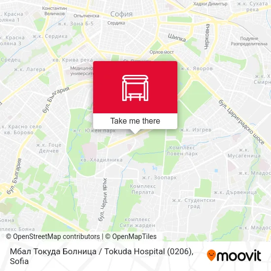 Карта Мбал Токуда Болница / Tokuda Hospital (0206)
