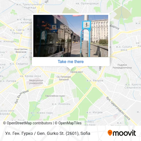 Ул. Ген. Гурко / Gen. Gurko St. (2601) map