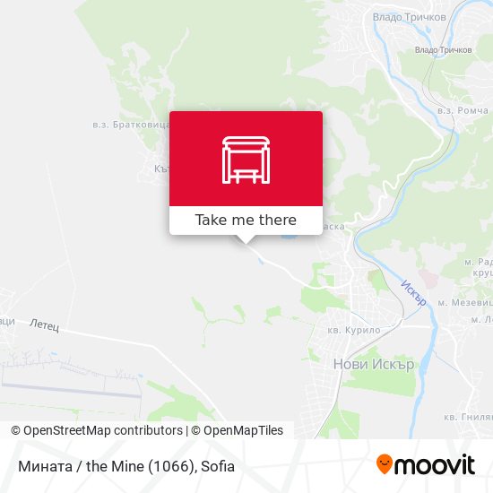 Мината / the Mine (1066) map