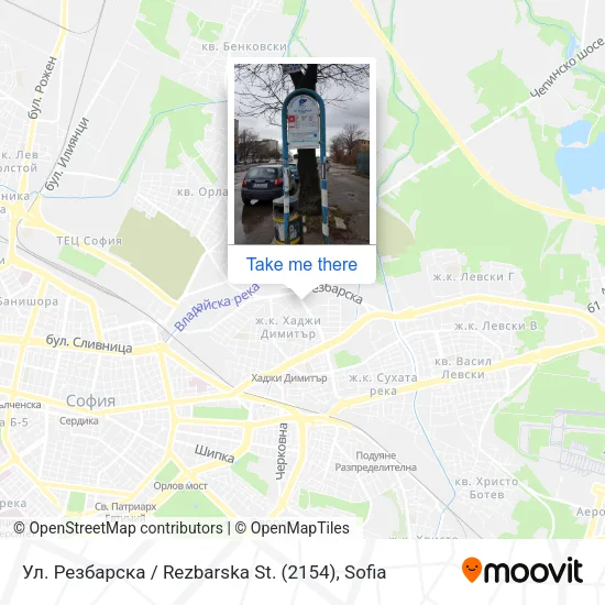 Карта Ул. Резбарска / Rezbarska St. (2154)