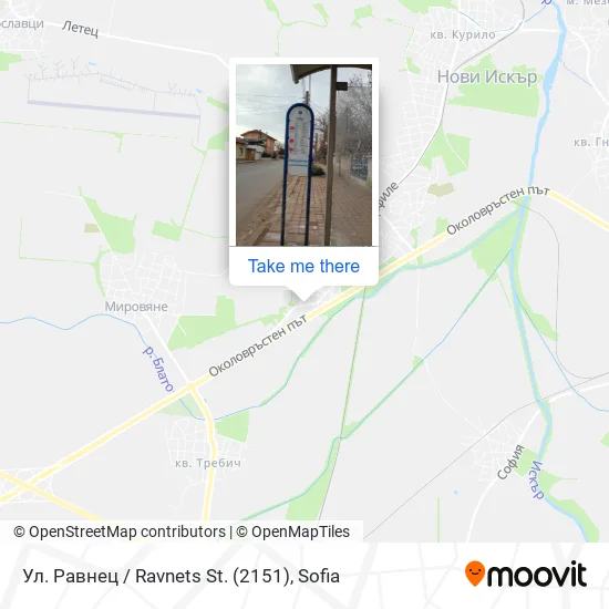 Ул. Равнец / Ravnets St. (2151) map