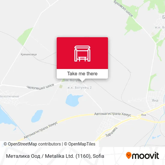 Карта Металика Оод / Metalika Ltd. (1160)