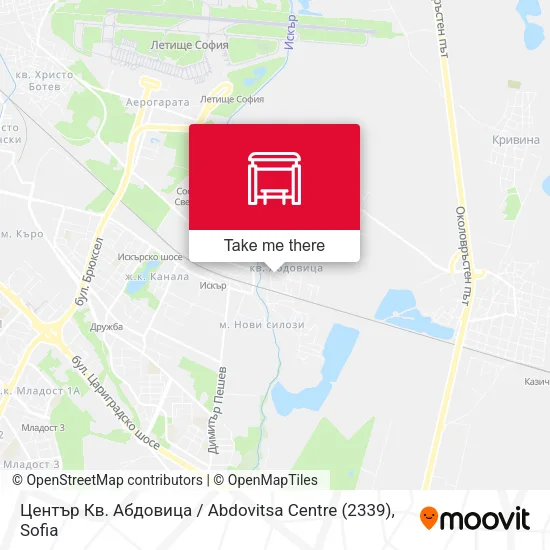 Карта Център Кв. Абдовица / Abdovitsa Centre (2339)