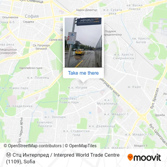 Карта Ⓜ️ Стц Интерпред / Interpred World Trade Centre (1109)