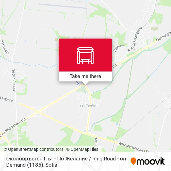 Околовръстен Път - По Желание / Ring Road - on Demand (1185) map
