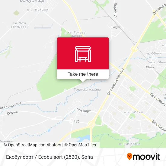 Екобулсорт / Ecobulsort (2520) map