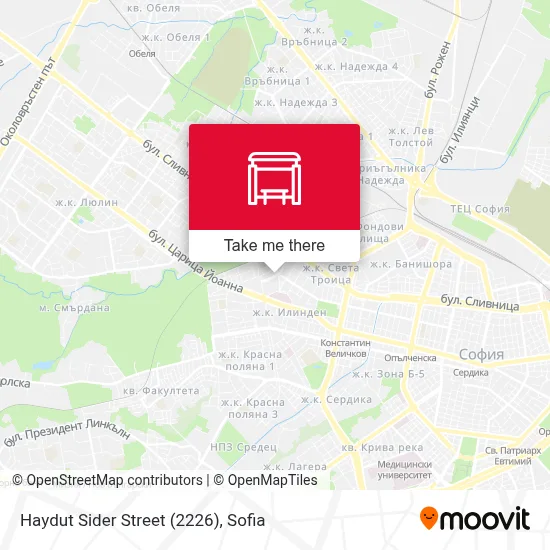 Haydut Sider Street (2226) map