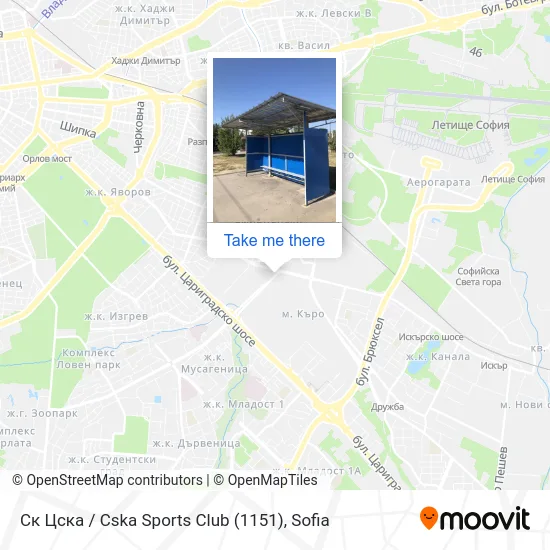 Карта Ск Цска / Cska Sports Club (1151)