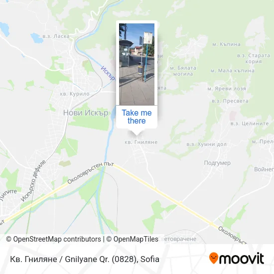 Карта Кв. Гниляне / Gnilyane Qr. (0828)