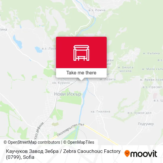 Карта Каучуков Завод Зебра / Zebra Caouchouc Factory (0799)