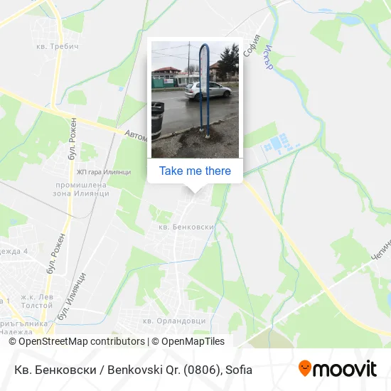 Карта Кв. Бенковски / Benkovski Qr. (0806)