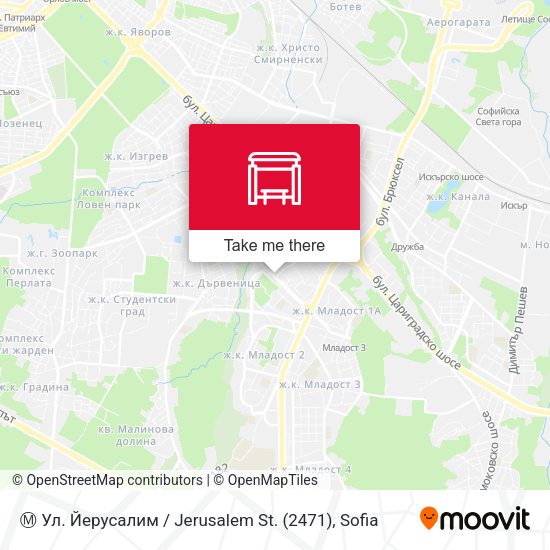 Карта Ⓜ️ Ул. Йерусалим / Jerusalem St. (2471)