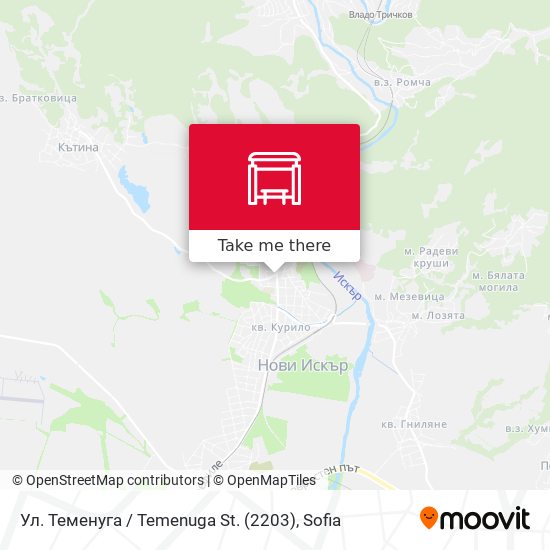 Ул. Теменуга / Temenuga St. (2203) map
