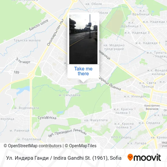 Карта Ул. Индира Ганди / Indira Gandhi St. (1961)