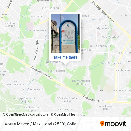 Карта Хотел Макси / Maxi Hotel (2509)