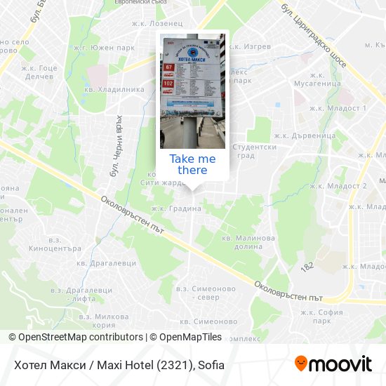 Карта Хотел Макси / Maxi Hotel (2321)