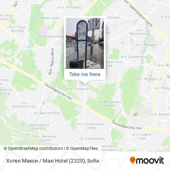 Карта Хотел Макси / Maxi Hotel (2320)