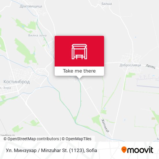 Ул. Минзухар / Minzuhar St. (1123) map