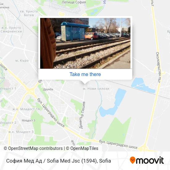 Карта София Мед Ад / Sofia Med Jsc (1594)