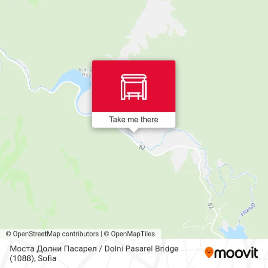 Карта Моста Долни Пасарел / Dolni Pasarel Bridge (1088)