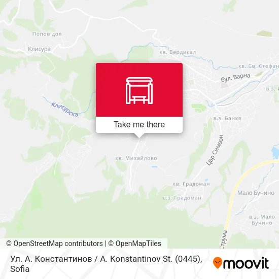 Ул. А. Константинов / A. Konstantinov St. (0445) map