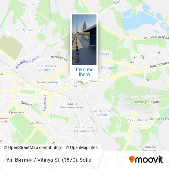 Ул. Витиня / Vitinya St. (1870) map