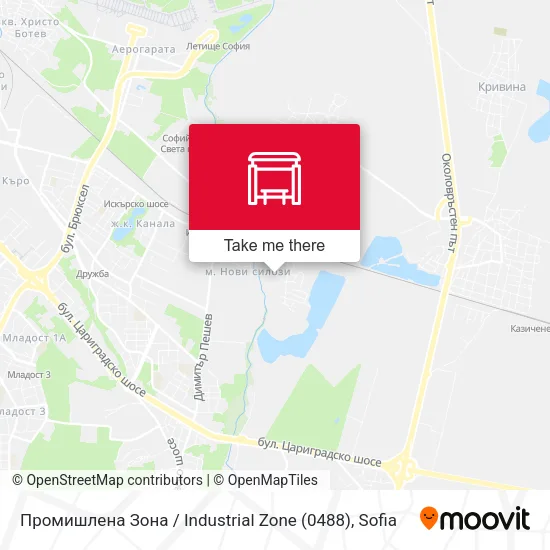 Карта Промишлена Зона / Industrial Zone (0488)