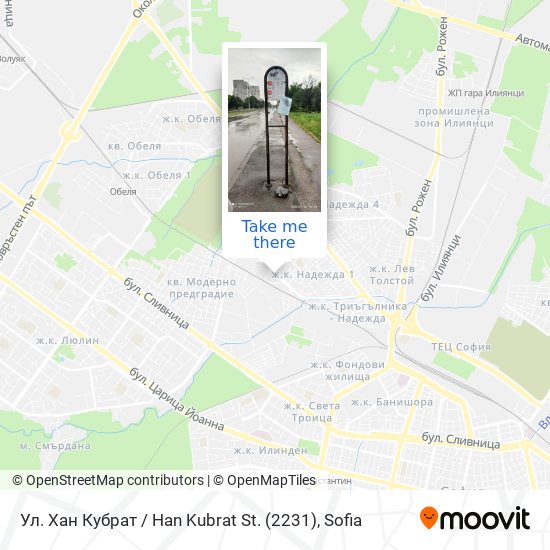 Ул. Хан Кубрат / Han Kubrat St. (2231) map