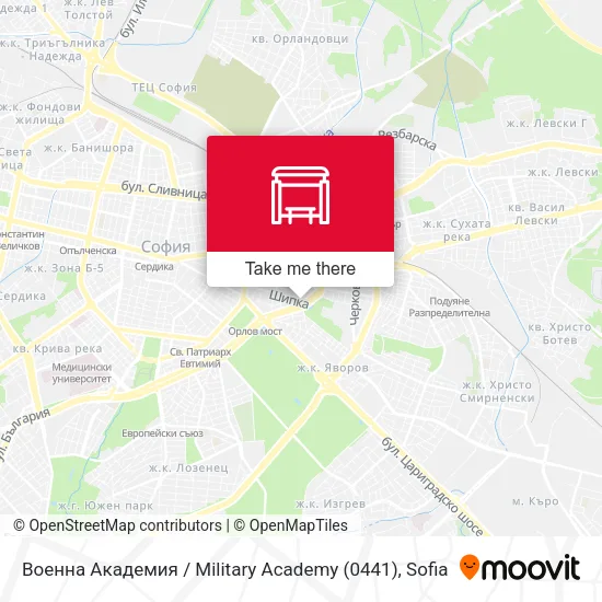 Карта Военна Академия / Military Academy (0441)