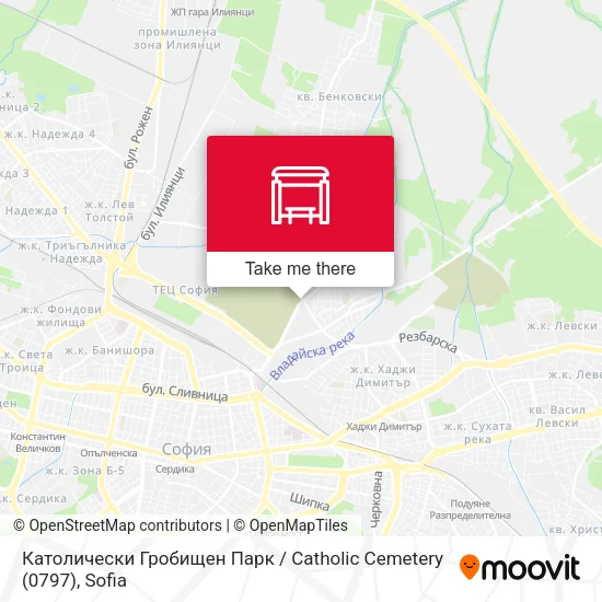 Карта Католически Гробищен Парк / Catholic Cemetery (0797)