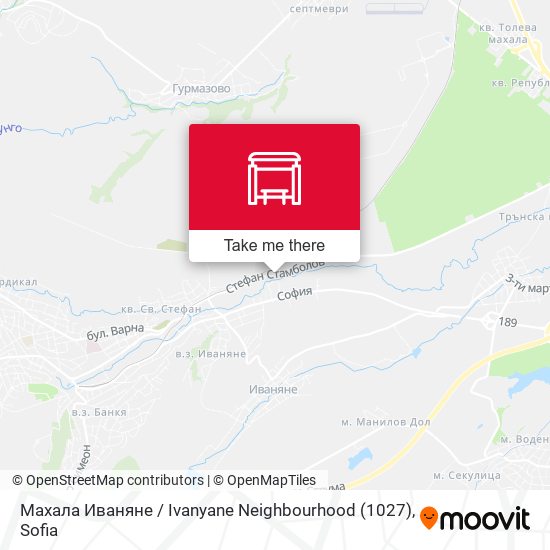Махала Иваняне / Ivanyane Neighbourhood (1027) map