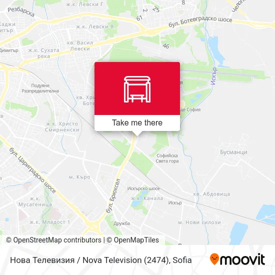 Карта Нова Телевизия / Nova Television (2474)