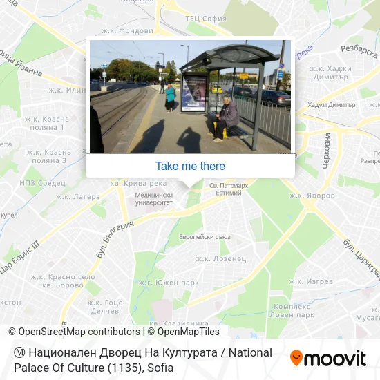 Ⓜ️ Национален Дворец На Културата / National Palace Of Culture (1135) map