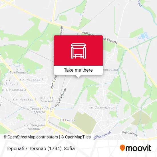 Карта Терснаб / Tersnab (1734)