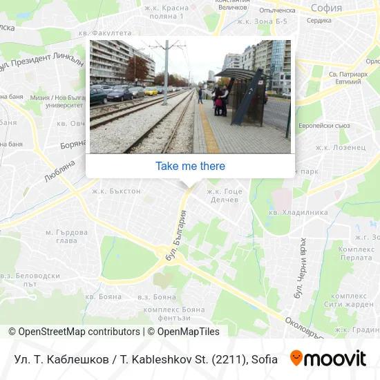 Карта Ул. Т. Каблешков / T. Kableshkov St. (2211)