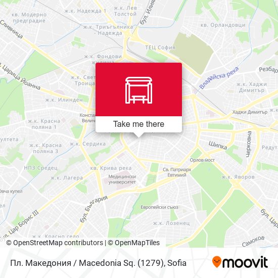 Пл. Македония / Macedonia Sq. (1279) map
