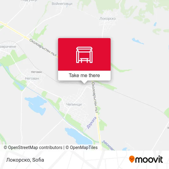 Карта Локорско