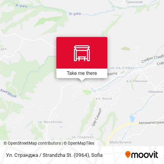 Ул. Странджа / Strandzha St. (0964) map