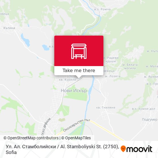 Ул. Ал. Стамболийски / Al. Stamboliyski St. (2750) map