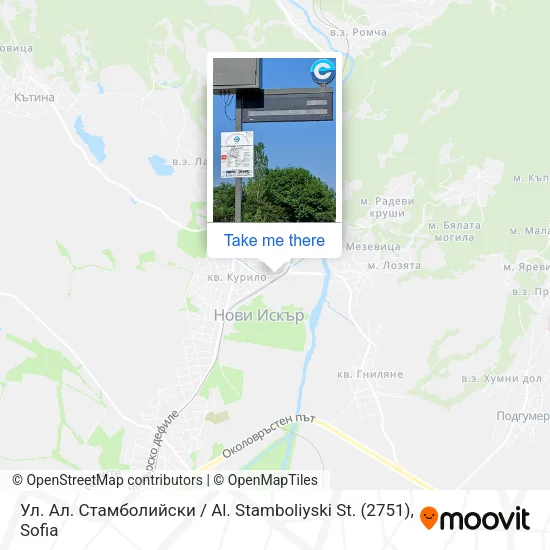 Карта Ул. Ал. Стамболийски / Al. Stamboliyski St. (2751)
