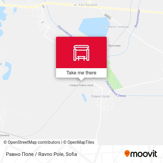 Карта Равно Поле / Ravno Pole