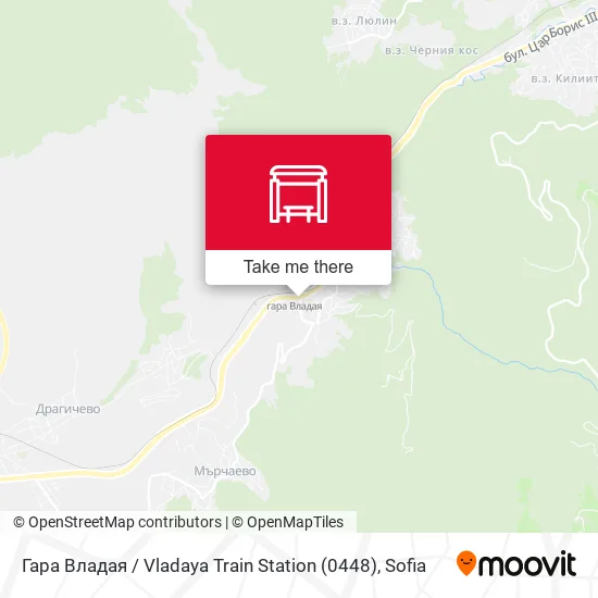 Карта Гара Владая / Vladaya Train Station (0448)