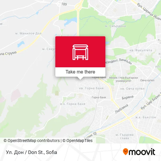 Карта Ул. Дон / Don St.