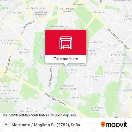 Карта Ул. Могилата / Mogilata St. (2782)